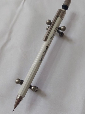 Faber-Castell Contura XF 0.5 mechanical pencil white used