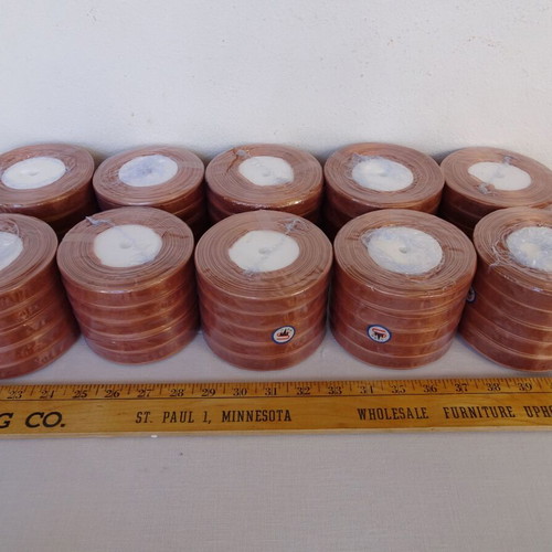 Vintage organza ribbons like new, pack of 50 rolls 40 meters