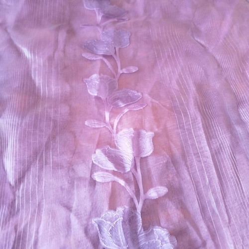 Large double curtain used purple 2.80x2.80