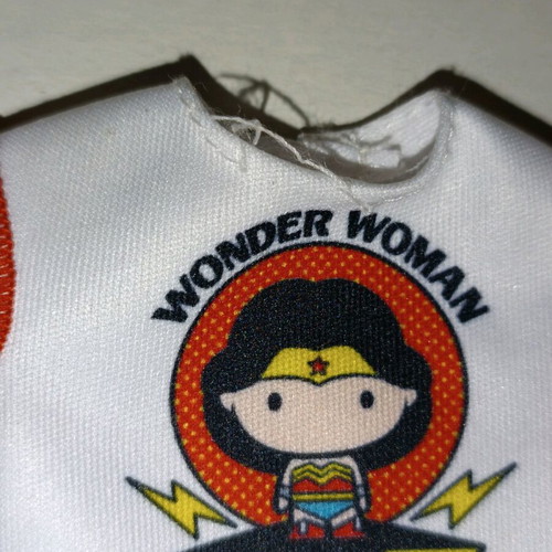 Barbie DC Comics Wonder Woman doll shirt used
