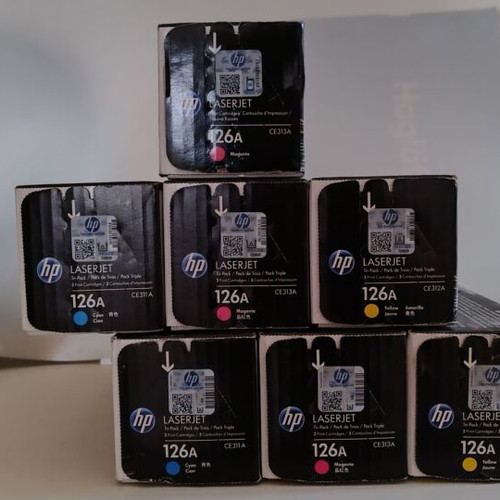 HP 126A toner set of 7 sealed new