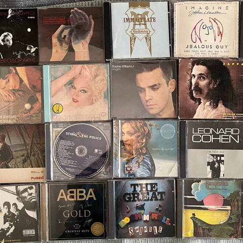 CD & DVD collection used, pack of 20, rock jazz alternative