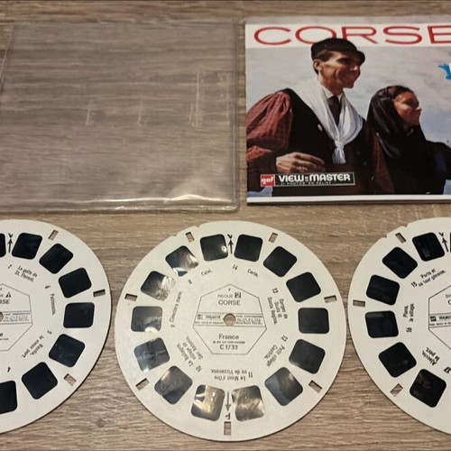 View-Master 3D Corse set like new, 3 reels with booklet