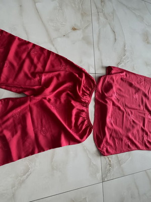 Red pajama set, size L