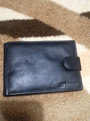 Fetiche Leather men's leather wallet new, black