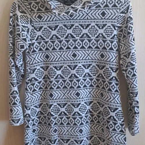 Mini Raxevsky girls' dress used, black and white, age 12