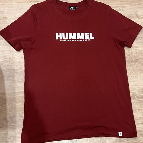 Hummel men's t-shirt like new, burgundy, size XL