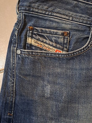 Diesel Viker Straight Leg Jeans like new, W32 L34, blue