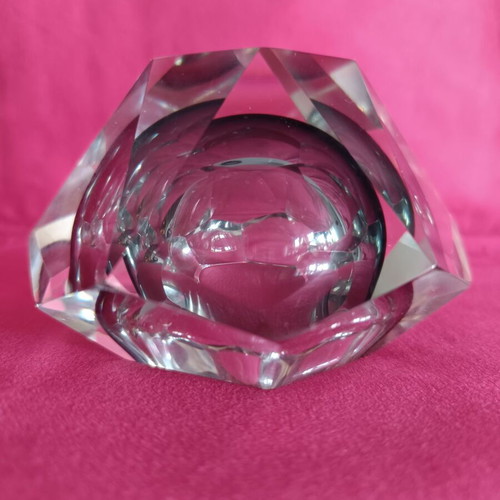 Murano Flavio Poli ashtray made of handmade glass like new