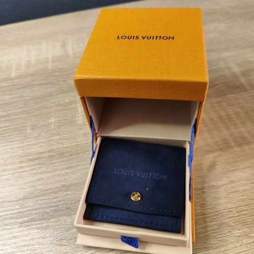 Louis Vuitton jewelry box with blue inner case used