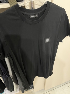 Stone Island t-shirt used, black, fits small, sizes XS and S