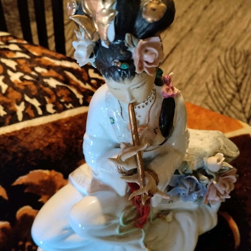 Chinese Porcelain Figure Celestial Maiden used, 28cm