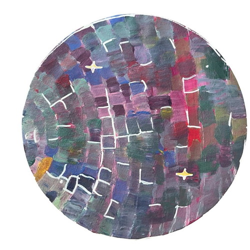 Disco Ball Painting on Canvas New