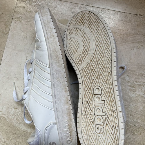 Adidas white sport sneakers size 44