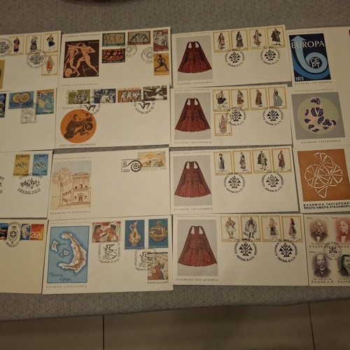 203 ΦΠΗΚ stamp collection like new, 1960-1989