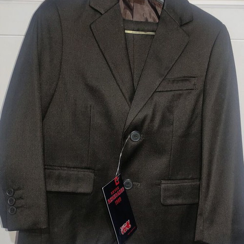 Mini Raxevsky suit set new for 5 years old, brown, 110 cm