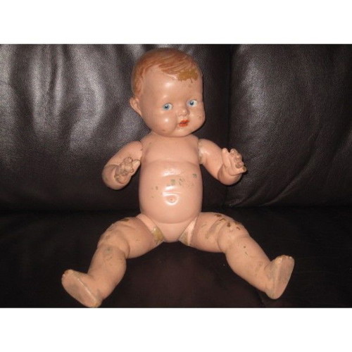 Pedigree doll from 1950 used, 50 cm, Made England