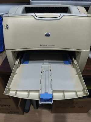 HP LaserJet 1200 Series printer used, black and white, USB and LPT1