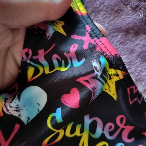 Girls' one-piece swimsuits used, pack of 3 for ages 9-10