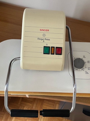 Singer ironing press used