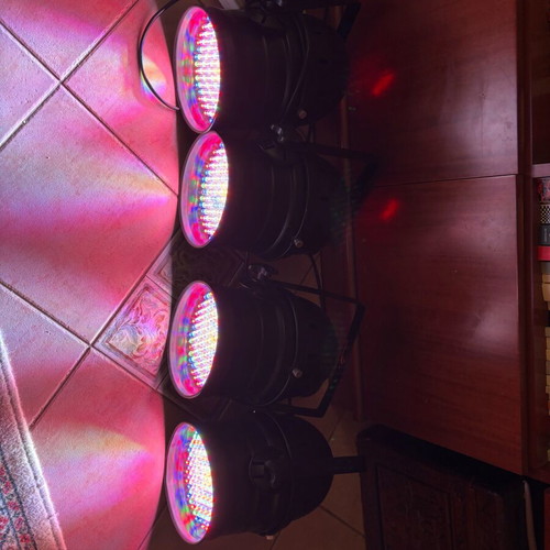 LED Par 64 lights like new, set of 2