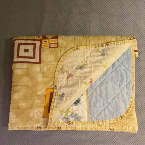 Summer quilt used, dimensions 2.30x1.53