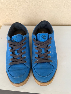 Custom casual men's shoes size 43 used, blue