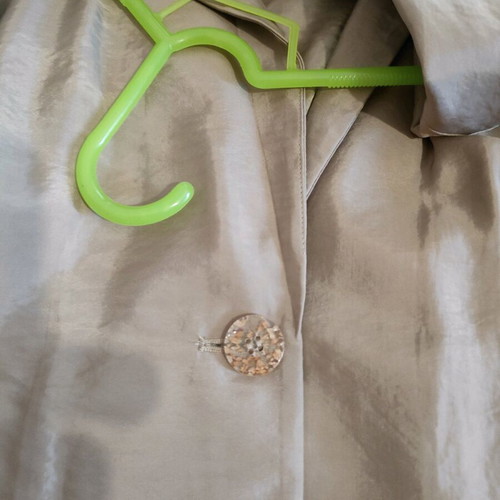 H&M satin jacket like new, size S, beige brown