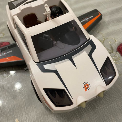 Playmobil Top Agents collection used with vehicles and figures