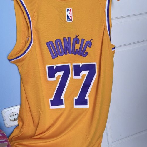 Los Angeles Lakers Swingman Edition Luka Doncic Jersey new