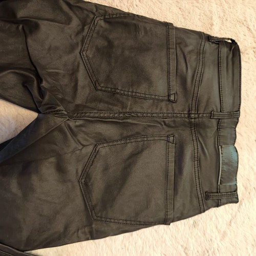 Brown leather pants Stradivarius like new, size 34
