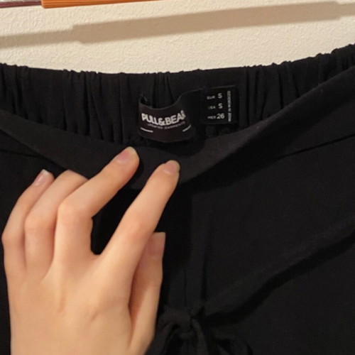 Pull & Bear Boho high waisted flowy pants with side slit