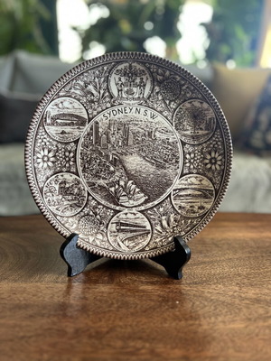 Vintage Sydney Australia Decorative Plate Johnson Brothers like new