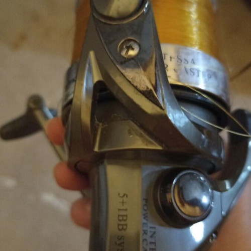 Spro Intessa Power Caster fishing reel, 3.9 ratio, with line