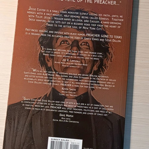 Preacher Vol.1 Gone To Texas used, by Garth Ennis and Steve Dillon