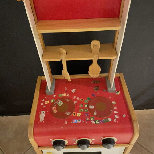 Plan Toys Wooden Children's Kitchen Used