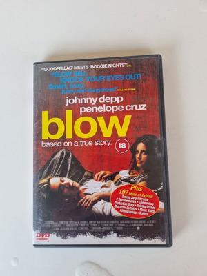 Blow DVD with Johnny Depp and Penelope Cruz, UK edition