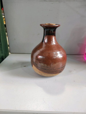 Ceramic by Eleni Vernadaki for oil or vinegar like new, signed adc