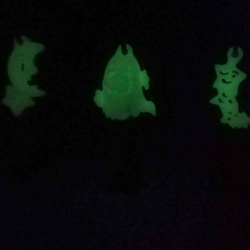 Kinder ghost figures used, pack of three