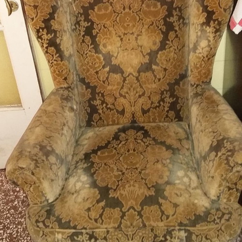 Μπερζέρα χειροποίητη μεταχειρισμένη, αντίκα 45+ ετών