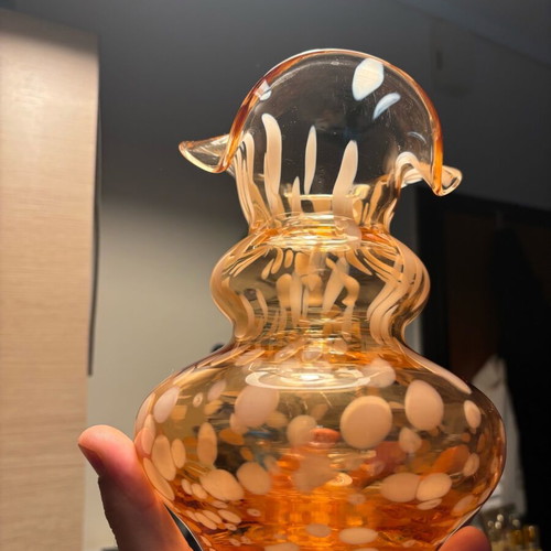 Murano vase handmade in like new condition