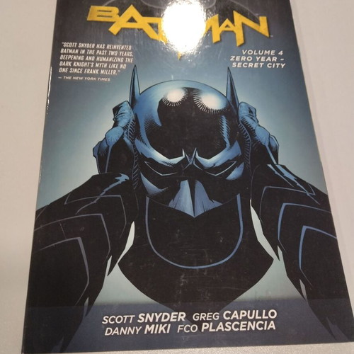 Batman New 52 Volume 4 "Zero Year: Secret City!" TPB like new