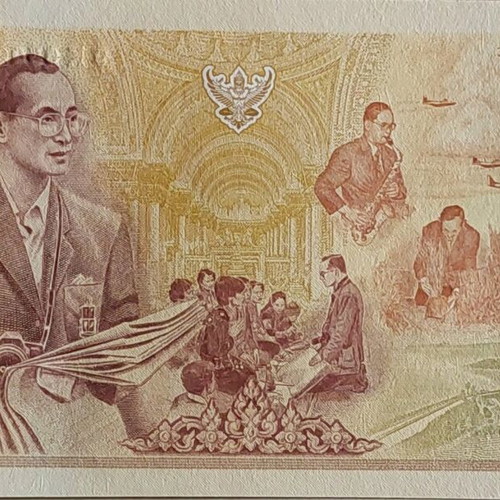Thailand 100 Baht 2011 commemorative banknote new