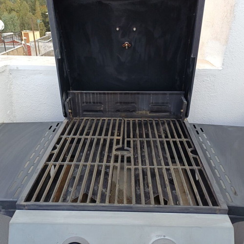 Bormann Elite BBQ2000 Gas Grill with Cast Iron Grate 45x45cm, 2 Burners 7.2kW