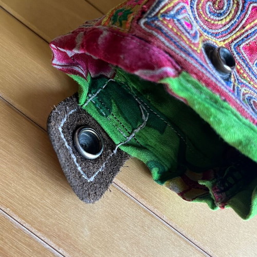 Boho Ethnic Small Handmade Wallet from Thailand like new, colorful