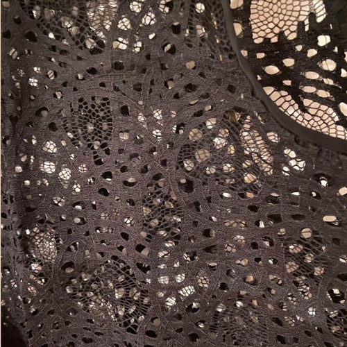 Zara black top with transparency like new, size M