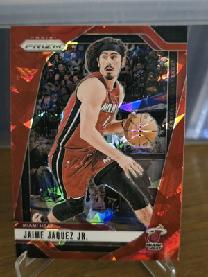 Jaime Jaquez Jr Red Cracked Ice card new