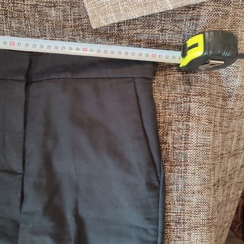 Zara Anthracite Fabric Pants Size L like new