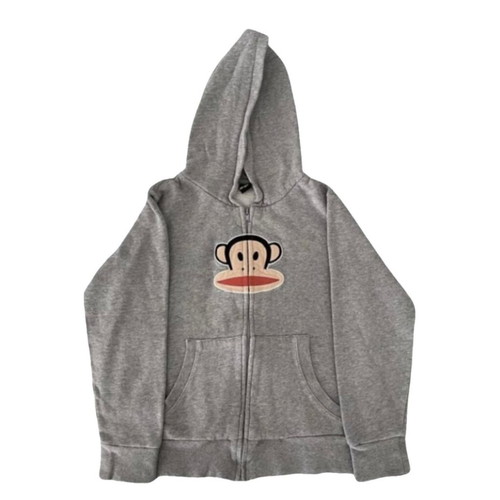 Paul Frank kids hoodie used, grey, for boys age 10