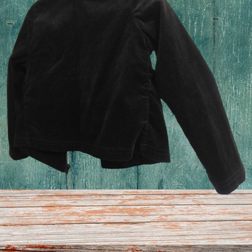 IKKS velvet black kids jacket with Swarovski crystals like new